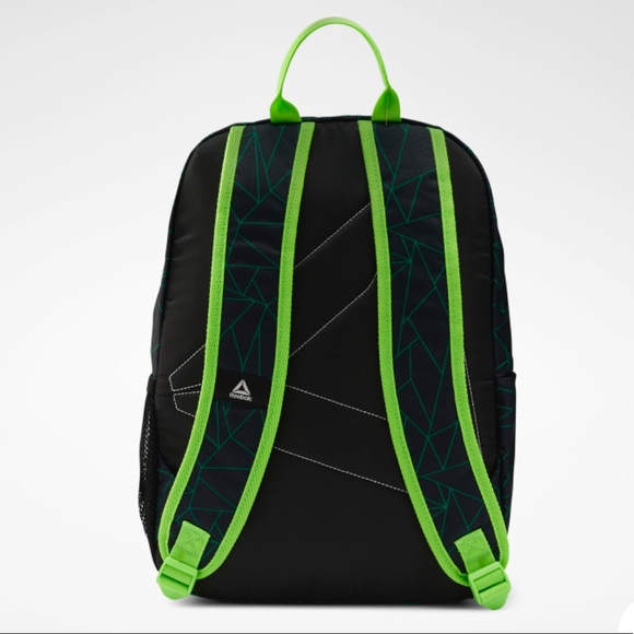 Reebok Lunchbox Backpack Black / Green - Picture 2 of 3